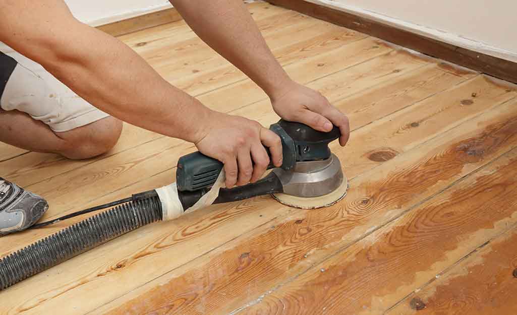 refinishing hardwood floor